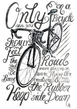 Load image into Gallery viewer, ONLY ON A BICYCLE - (A3)
