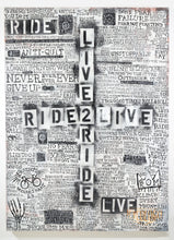 Load image into Gallery viewer, LIVE 2 RIDE GRAFFITI - (CANVAS) SOLD
