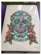 Load image into Gallery viewer, TRI SKULL - (A3)

